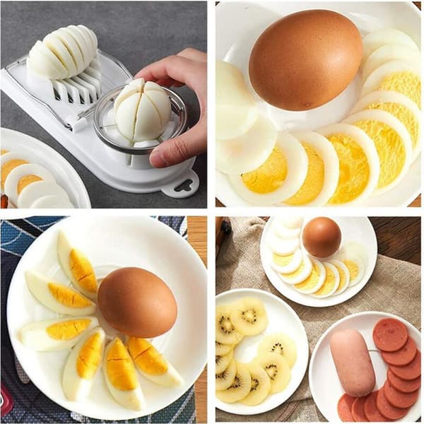 Eggekutter, Skivet Eggedeler, Manuell Eggedeler, 2 Ulike