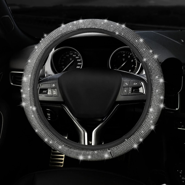 Bling Rattmuff (36-38cm, Vit) Kvinnors Diamant Ratt