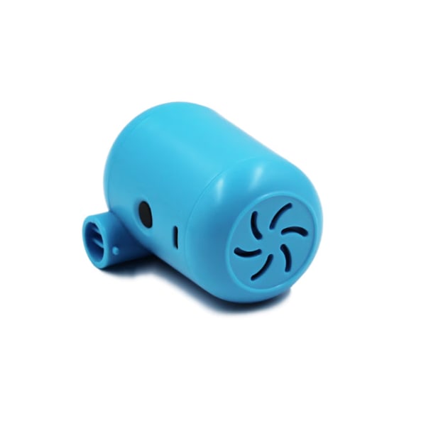Blå Mini elektrisk pumpe, USB bærbar camping elektriske luftpumper