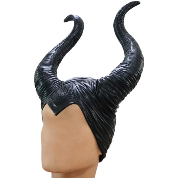 Hiuspanta Cosplay musta, Evil Maleficent Headpiece Ornament, Woma