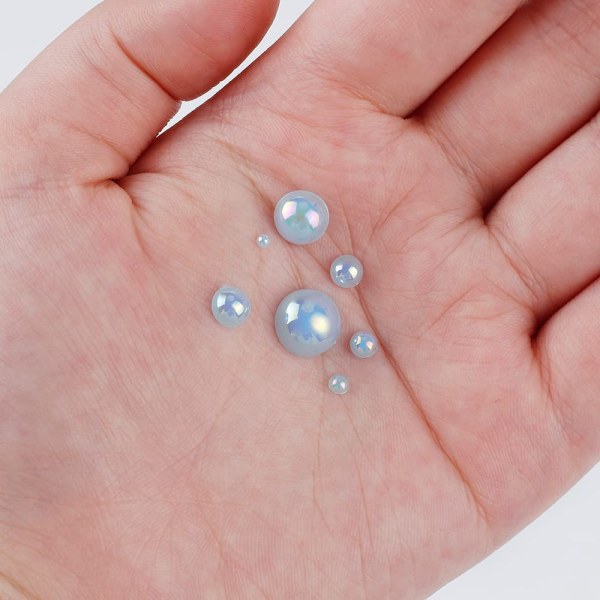 Omkring 5600 styk Alle former for 7 størrelse semi perle perle flad
