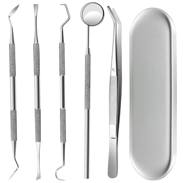Dental Tools, 5 profesjonelle tannleger for tannrengjøring, St