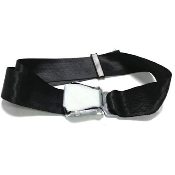 Flysetebelteforlenger, Universal Justerbar Flysetebelte Deler med Rustfritt Stål Spenneklips 20-80 CM Flyselskaper for Reise