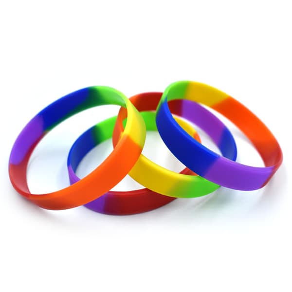 Flerfärgade gummiband - Set med 24, Barnarmband