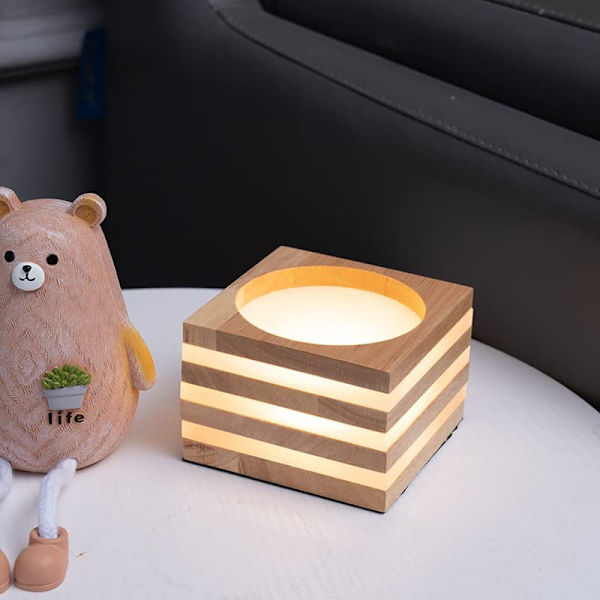LED bordlampe - lille lampe, bordlampe, nattelys til soveværelse