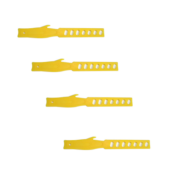 Set med 4 plaströr omrörar 280 mm