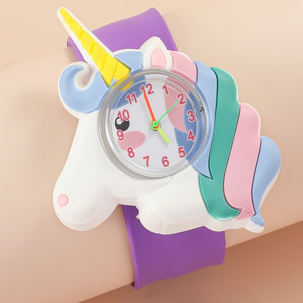 Kids Watch(Purple Unicorn),Children's Waterproof Wristwatch Quart