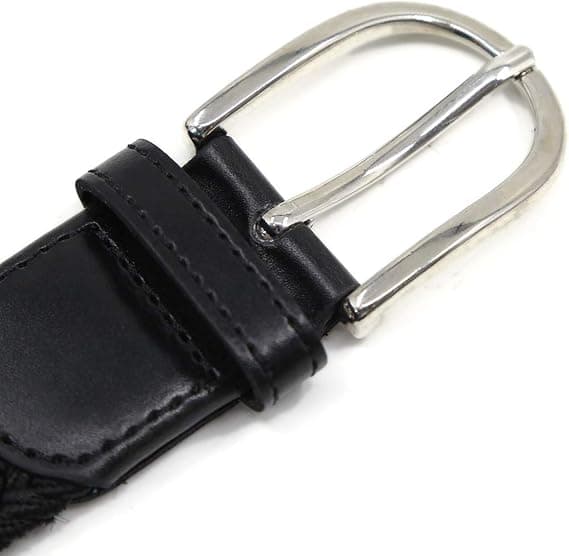 Stoffbelte - Elastisk stretchbelte for menn og kvinner 3,5 cm bred