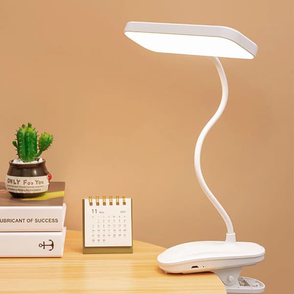 Bordlampe Led Bordlampe 3 tilstande Dæmpning klemme Studielampe