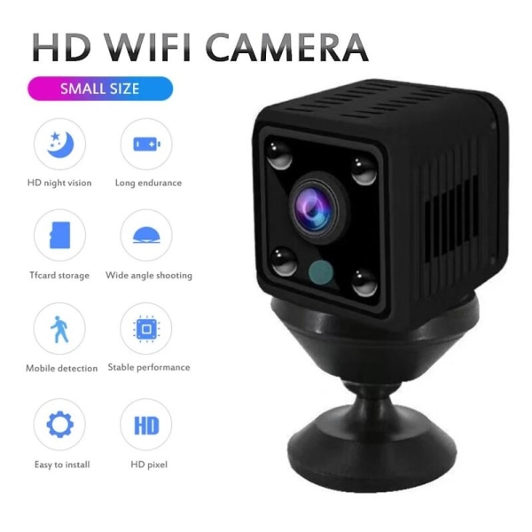 Mini Spy Camera Recorder, Full HD 1080P magneettinen Spy Cam Wireless