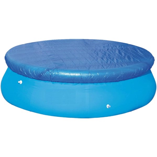 Rundt svømmebassengdeksel, diameter 244 cm / 8 fot oppblåsbart svømmebasseng