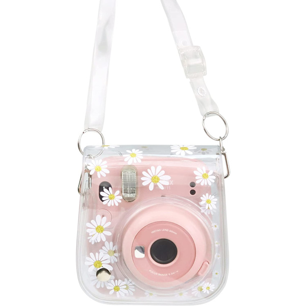 Kamera Bag Liten Transparent Kamera Bag PVC Veske med Skulder S