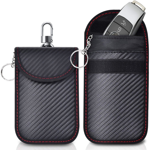 2 Pack Faraday Pouch For Car Keys,anti-theft Faraday Bag For Car