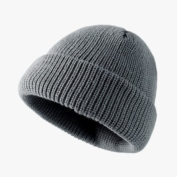 (Grå) Herr,Hatt Baseballkeps Trawlerhatt Watch Cap Cuffed Skull Ha