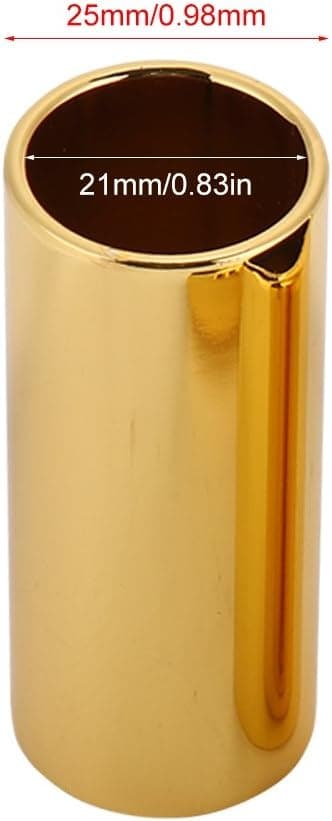 4-pack Gitarr Slides, Elektrisk Gitarr Metall Slides Gitarrsträngar Slides Guld