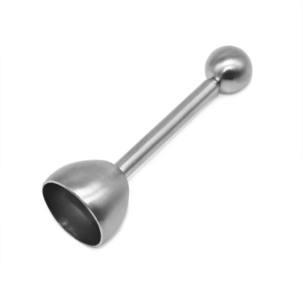 Rustfritt stål eggtopper kokt eggkutter og eggeskiller for