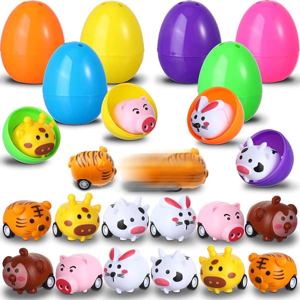 Påskeoverraskelsesegg leker for barn (12 sett)