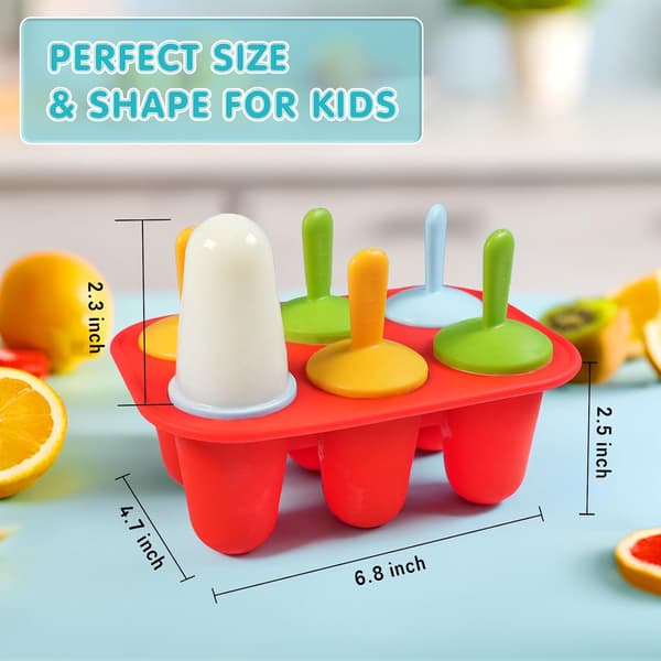 Silikone ispindeforme, 6-hullers silikone mini ispindeforme