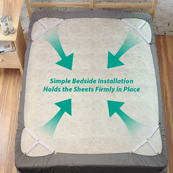 4 stk. Sengelinholder Remme Sengelin Holdere Sengelinholder