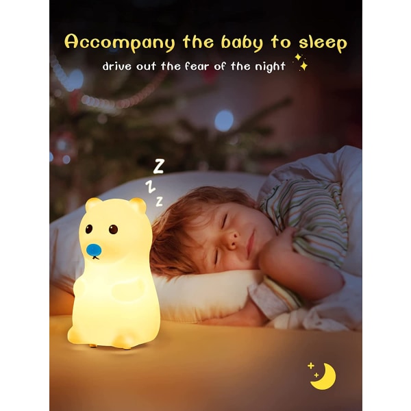 Nattlampa för barn, nattlampor för isbjörnar med B