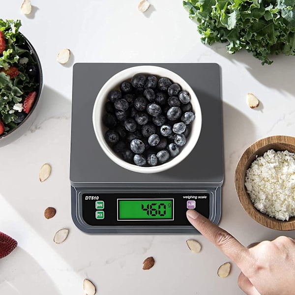 Elektroninen keittiövaaka 30kg/1g, digitaalinen ruoka-asteikko Home Cooki