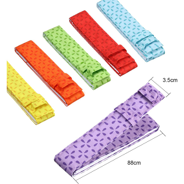 6 stykker bake strips i fargerike farger, jevn bake stripe, kakeform st