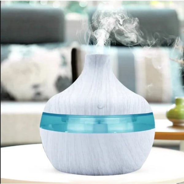 1 stk Hvit Luftfukter Aroma Diffuser 300ml