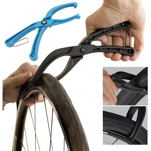 Blå cykel ficktjuv däck tång reparation däck skiftnyckel ficktjuv M