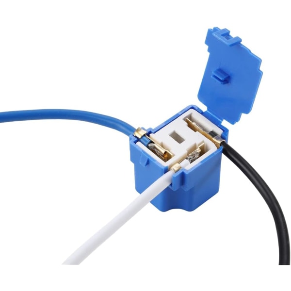 2 stk. keramiske H4 vinklede fatninger H4 9003 HB2 ledningsnet forlygte stik til bil lastbil båd marine forlygte tåge lys eftermontering