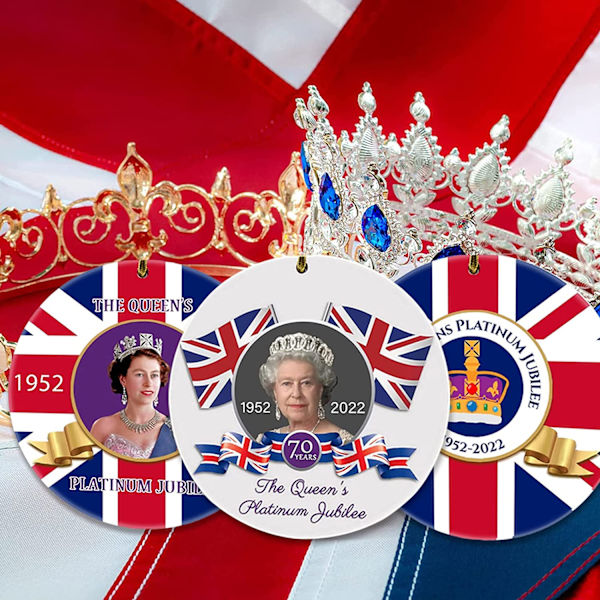 Drottning Elizabeth II Platinum Jubilee 70 minnesmärke