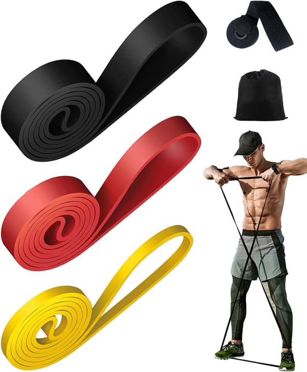 Treningsstrikk - (3 stk) Styrketrening Elastisk Ba