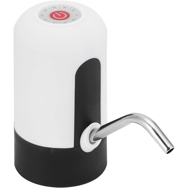 White - 1 Piece Pump Water Dispenser, Portable Automatic Water D