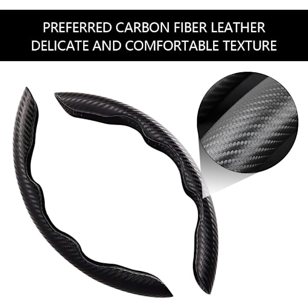 Universell bilrattskydd, 2-pack universell kolfiber