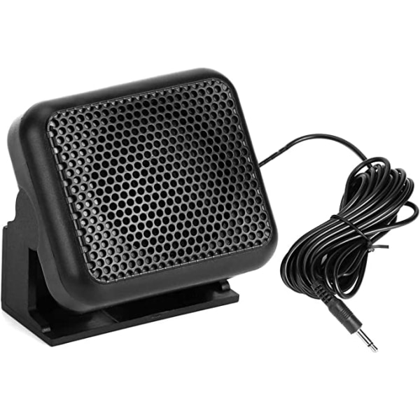 External speaker and mini two-way radio suitable for external sp