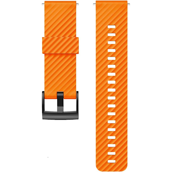 Orange silikone erstatningsrem til suunto 7/9/9 baro/Spartan