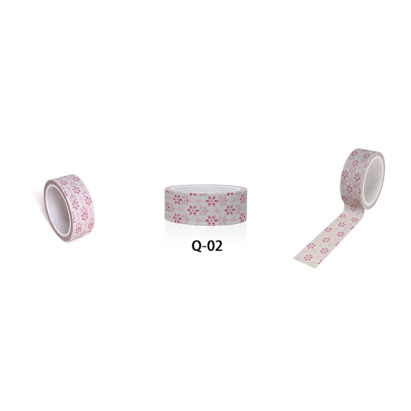 12 ruller med Washi-teip dekorative gullblader blomster dekorative