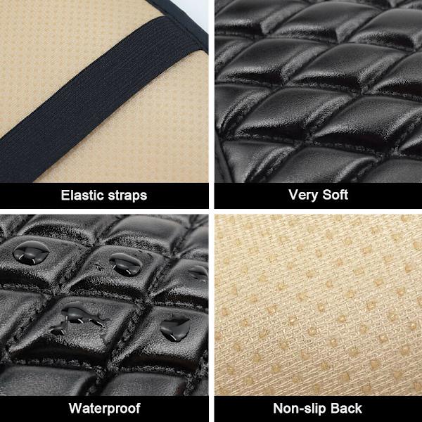 Bilarmrest Box Kuddfodral Center Console Pad