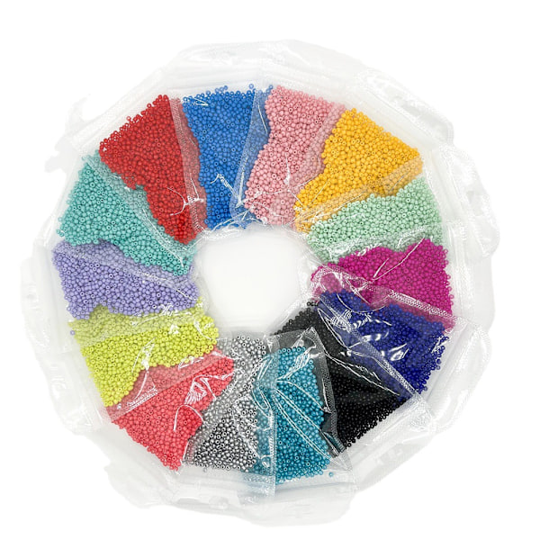 Armband Pärlbroderi Korsstygn Glaspärlor 6-pack (Set 3)