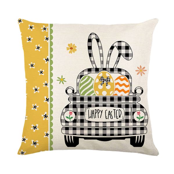 Set om 4 kuddfodral, kuddfodral 45x45cm kuddfodral Deco