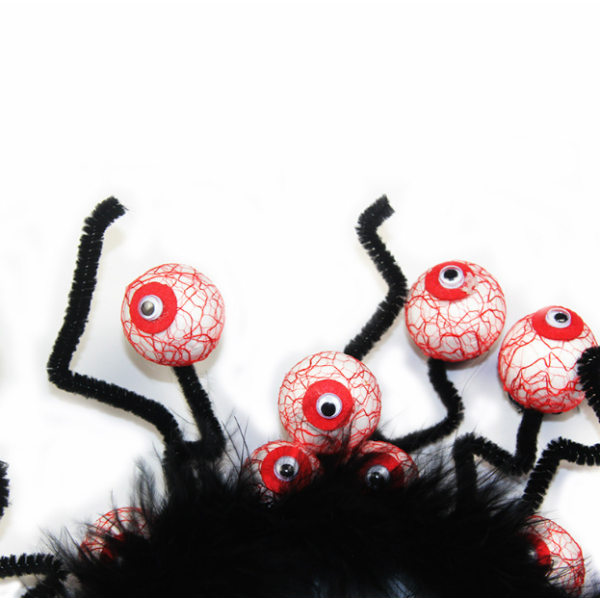 Halloween nya pannbandsdekorationer barnens ögonbollshuvudband g
