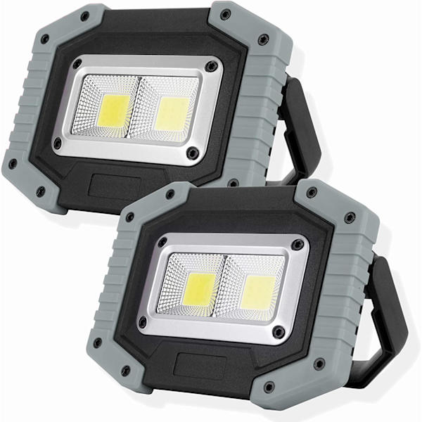 Arbeidslys oppladbar LED arbeidslys bærbar flomlys C
