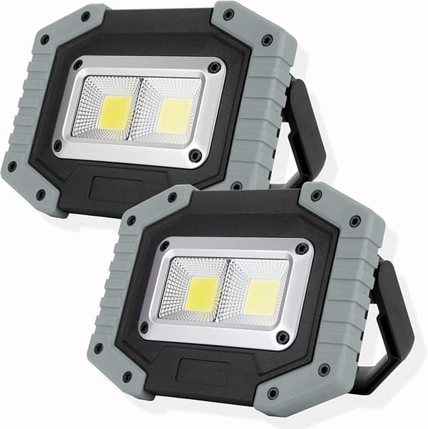 Genopladelig LED-arbejdslampe, bærbar projektør C
