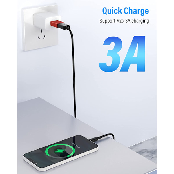 USB C til USB 3.1 OTG-adapter (3-pak), USB Type C han til USB A