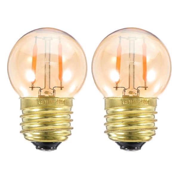 Två E26 3W2200K gula led-lampor glödtrådslampor Retro industr