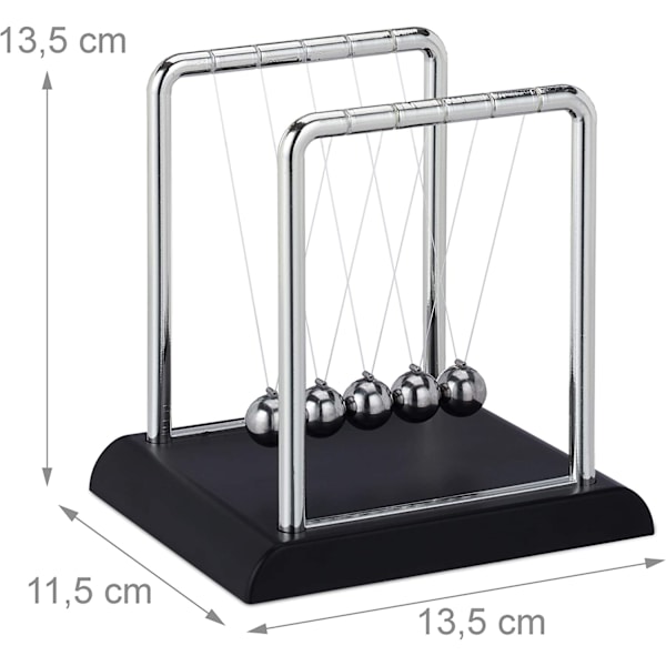 Newtons Pendul (14cm*11.5*14.5cm) Newtons Pendul Newtons Sving