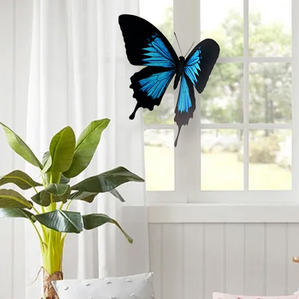 2X Jääkaappi Sininen Musta Perhonen Deco Moottoripyörä Auton Tarra