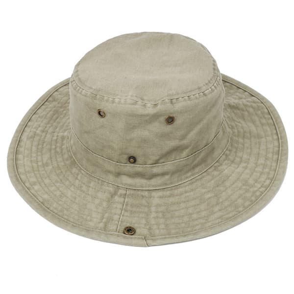 Unisex tvättad bucket hat i bomull
