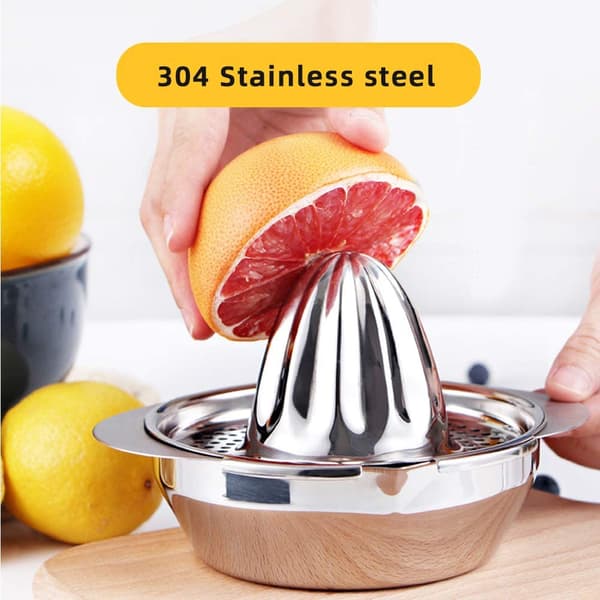 Manuell sitruspresser i rustfritt stål, appelsinpresser, sitronpresser