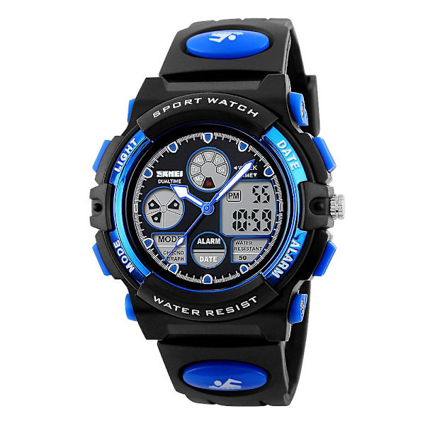 Barnklockor Pojkar Digital Outdoor Sportklocka Multifunktion Wate