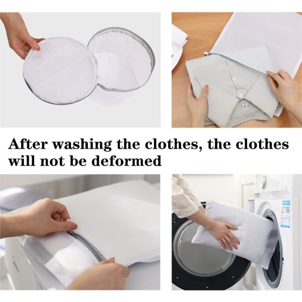 Vasketøjsposer - beskyttelse af sart vasketøj, modstandsdygtig over for meget